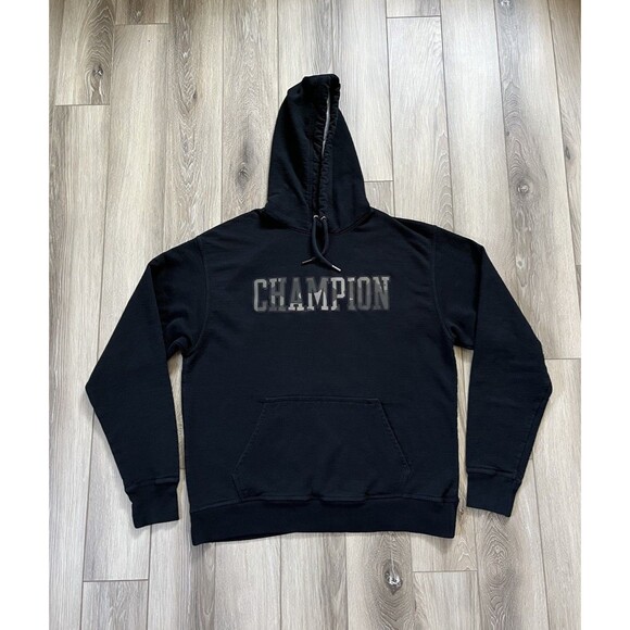 Champion Camo Spell Out Sweatshirt Hoodie Long Sleeve Pocket Mens Size Large - Picture 1 of 10
